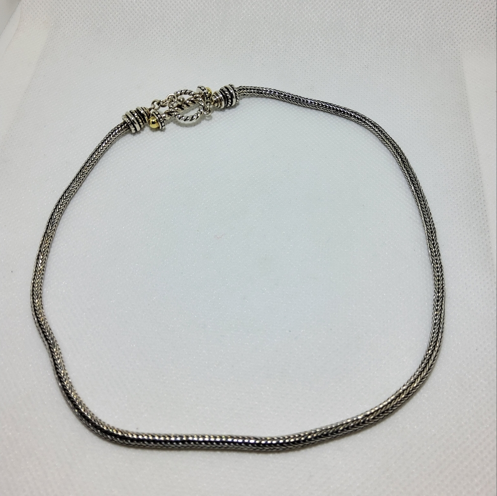 Sterling Silver Rope Chain Necklace - Silver
